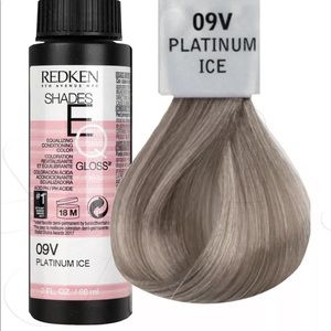 1 Redken Shades EQ Gloss Demi Permanent Hair Color Toner 9V Platinum Ice Purple